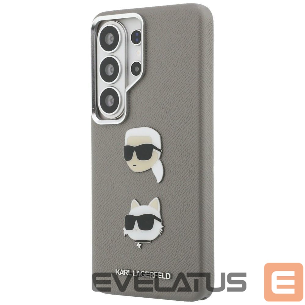 Kitos prekės Karl Lagerfeld Karl Lagerfeld Saffiano Double Heads Metal case for Samsung Galaxy S26 Ultra - silver