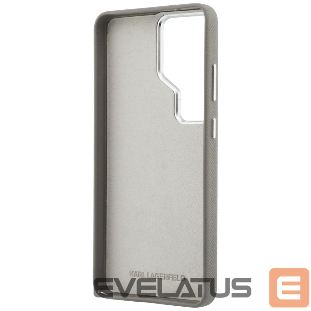 Kitos prekės Karl Lagerfeld Karl Lagerfeld Saffiano Double Heads Metal case for Samsung Galaxy S26 Ultra - silver
