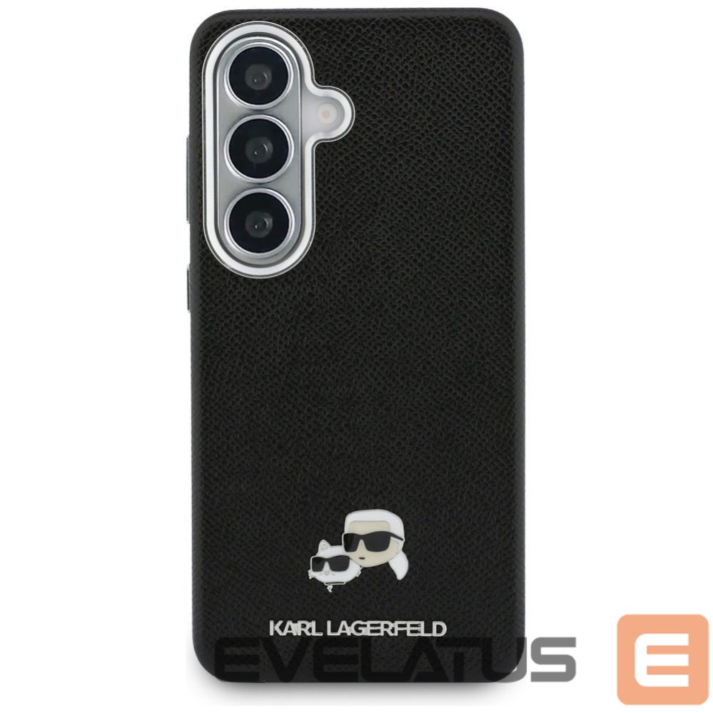 Kitos prekės Karl Lagerfeld Karl Lagerfeld Saffiano Double Heads Metal Case for Samsung Galaxy S26+ - Black