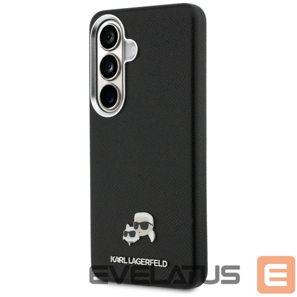 Kitos prekės Karl Lagerfeld Karl Lagerfeld Saffiano Double Heads Metal Case for Samsung Galaxy S26+ - Black