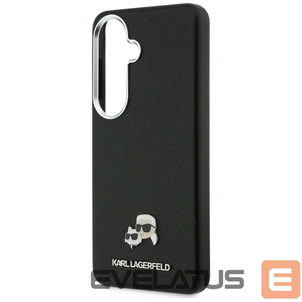 Kitos prekės Karl Lagerfeld Karl Lagerfeld Saffiano Double Heads Metal Case for Samsung Galaxy S26+ - Black