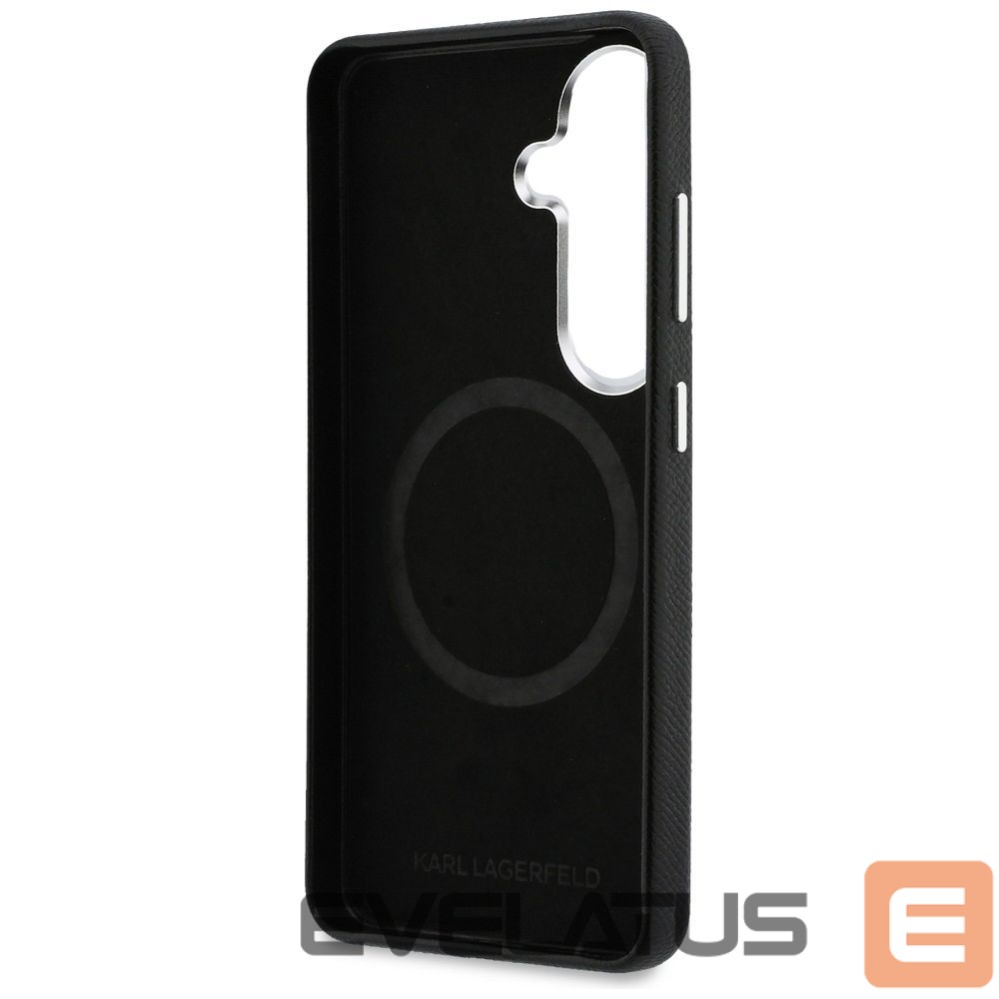 Kitos prekės Karl Lagerfeld Karl Lagerfeld Saffiano Double Heads Metal Case for Samsung Galaxy S26+ - Black