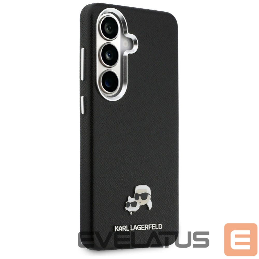 Kitos prekės Karl Lagerfeld Karl Lagerfeld Saffiano Double Heads Metal Case for Samsung Galaxy S26+ - Black