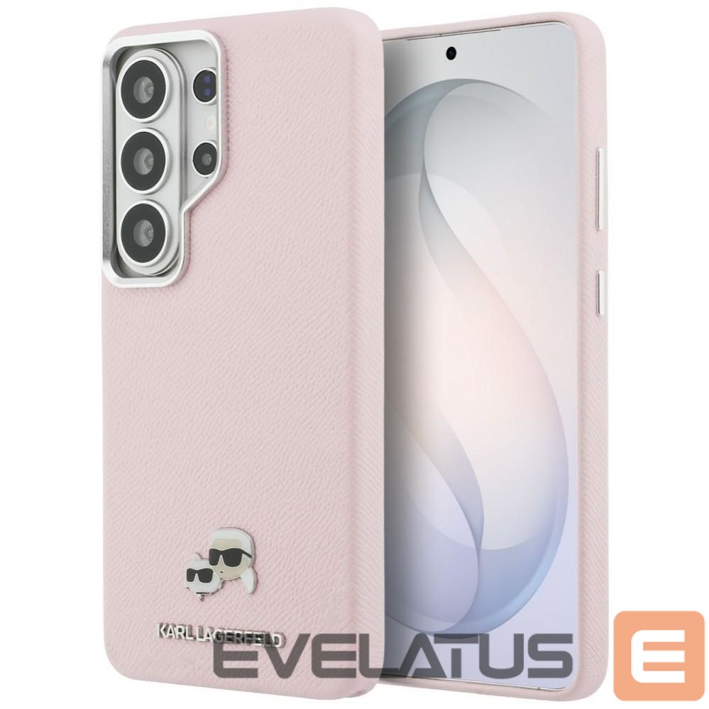 Kitos prekės Karl Lagerfeld Karl Lagerfeld Saffiano KC Metal Logo MagSafe Case for Samsung Galaxy S26 Ultra - Pink