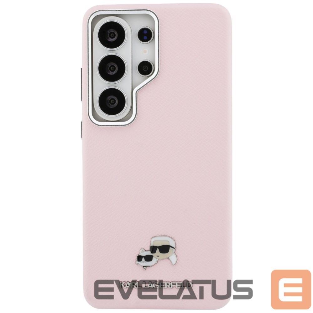 Kitos prekės Karl Lagerfeld Karl Lagerfeld Saffiano KC Metal Logo MagSafe Case for Samsung Galaxy S26 Ultra - Pink
