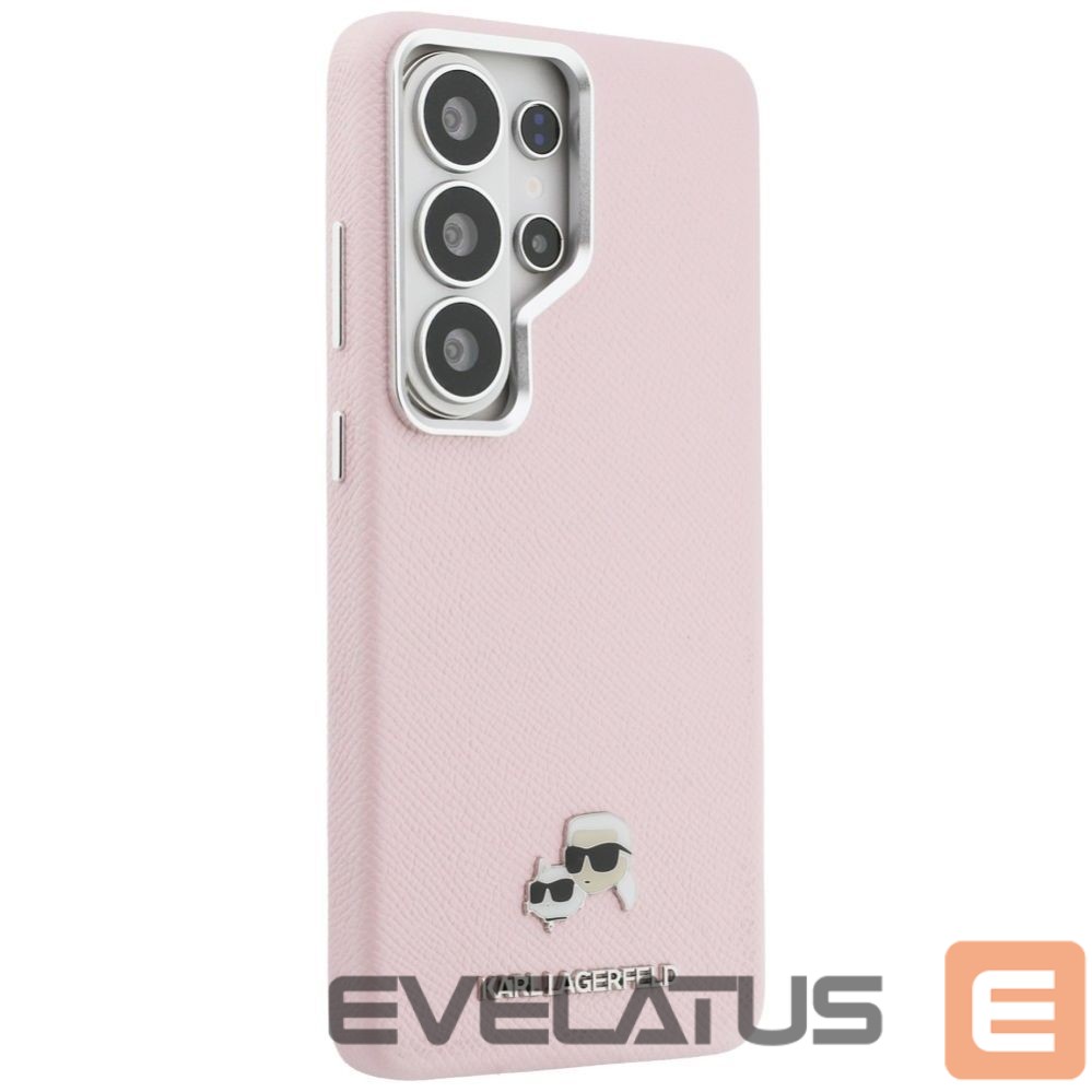 Kitos prekės Karl Lagerfeld Karl Lagerfeld Saffiano KC Metal Logo MagSafe Case for Samsung Galaxy S26 Ultra - Pink