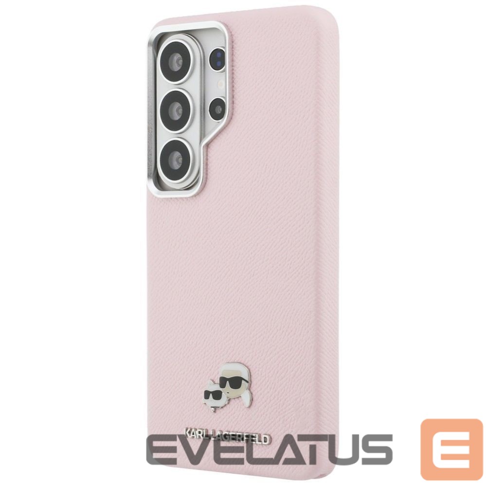 Kitos prekės Karl Lagerfeld Karl Lagerfeld Saffiano KC Metal Logo MagSafe Case for Samsung Galaxy S26 Ultra - Pink