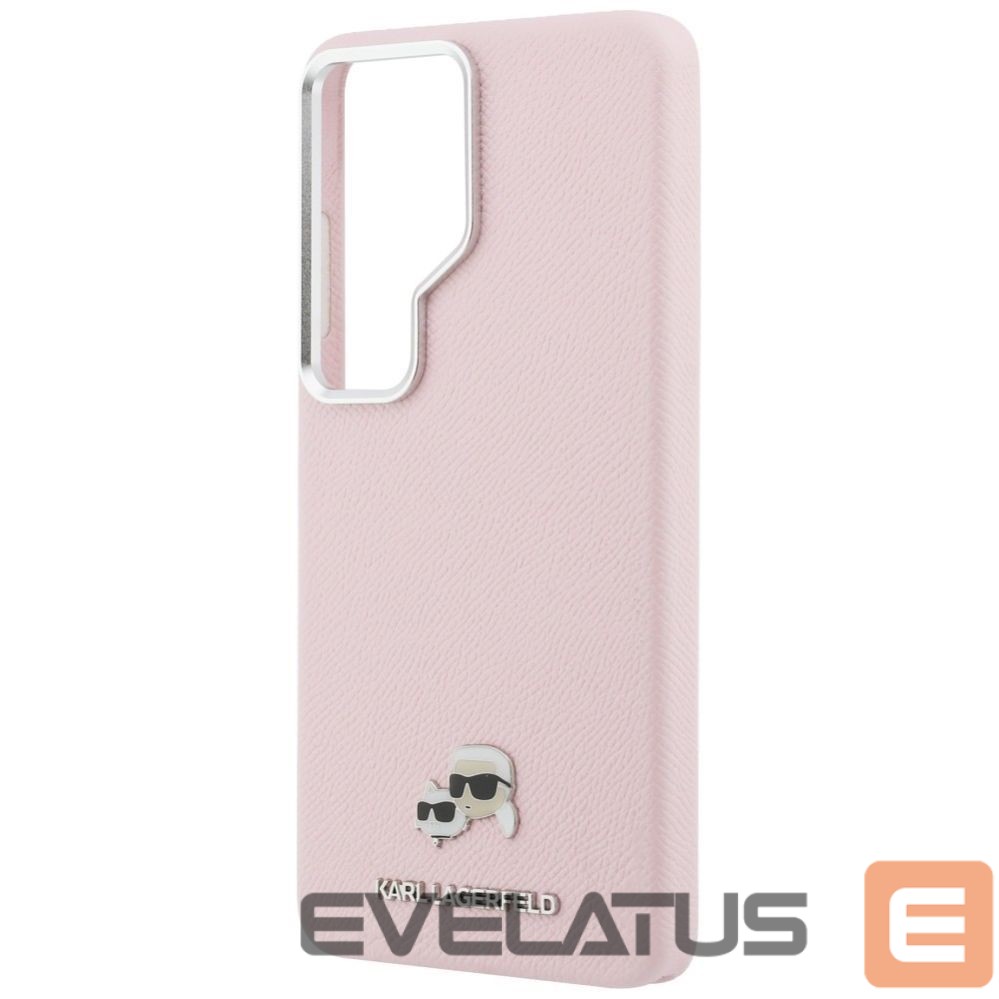 Kitos prekės Karl Lagerfeld Karl Lagerfeld Saffiano KC Metal Logo MagSafe Case for Samsung Galaxy S26 Ultra - Pink