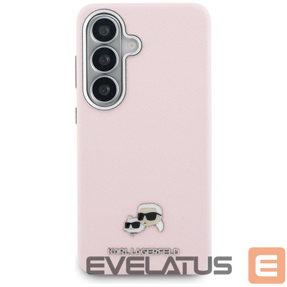 Kitos prekės Karl Lagerfeld Karl Lagerfeld Saffiano KC Metal Logo MagSafe Case for Samsung Galaxy S26+ - Pink