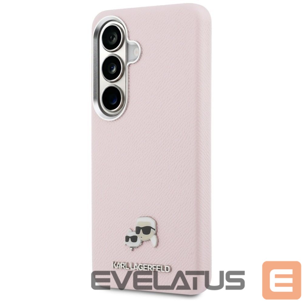 Kitos prekės Karl Lagerfeld Karl Lagerfeld Saffiano KC Metal Logo MagSafe Case for Samsung Galaxy S26+ - Pink