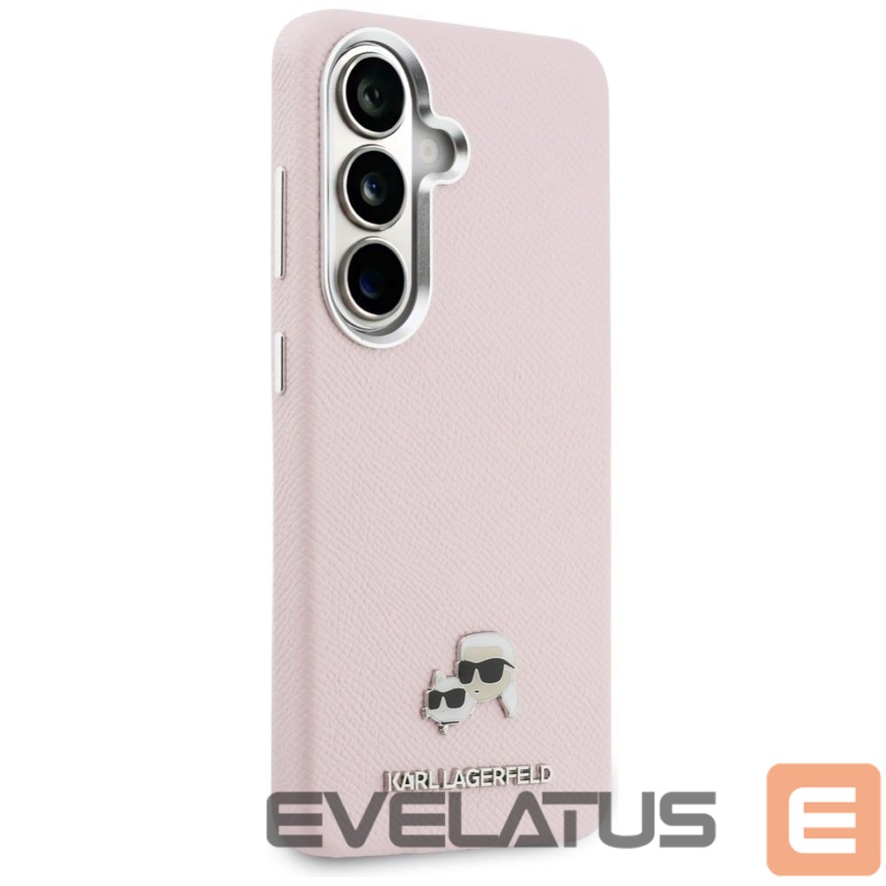 Kitos prekės Karl Lagerfeld Karl Lagerfeld Saffiano KC Metal Logo MagSafe Case for Samsung Galaxy S26+ - Pink
