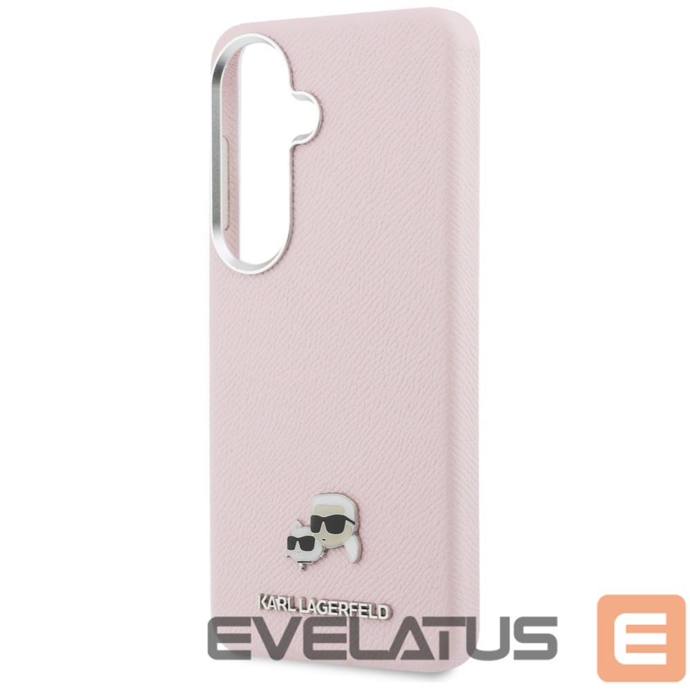 Kitos prekės Karl Lagerfeld Karl Lagerfeld Saffiano KC Metal Logo MagSafe Case for Samsung Galaxy S26+ - Pink