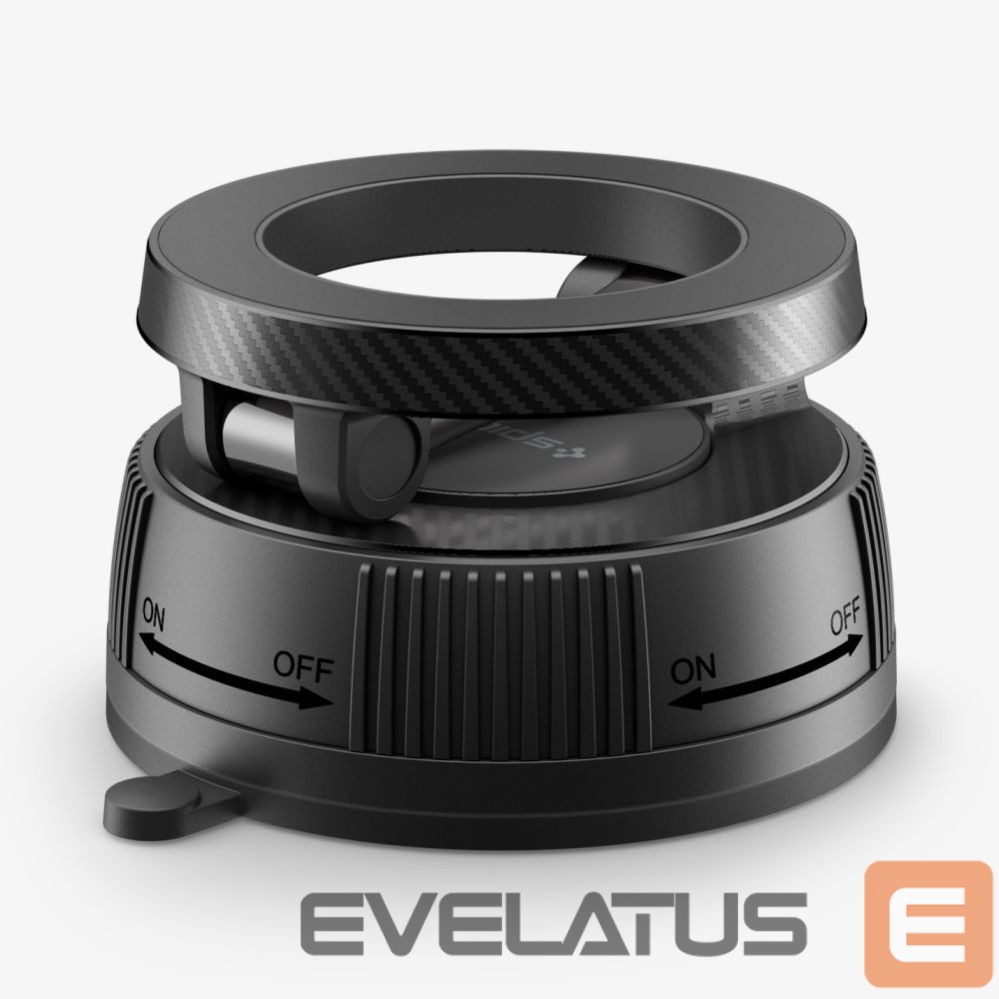 Kitos prekės Spigen Spigen MFT36 MagSafe Car Holder for Dashboard/Windshield - Black
