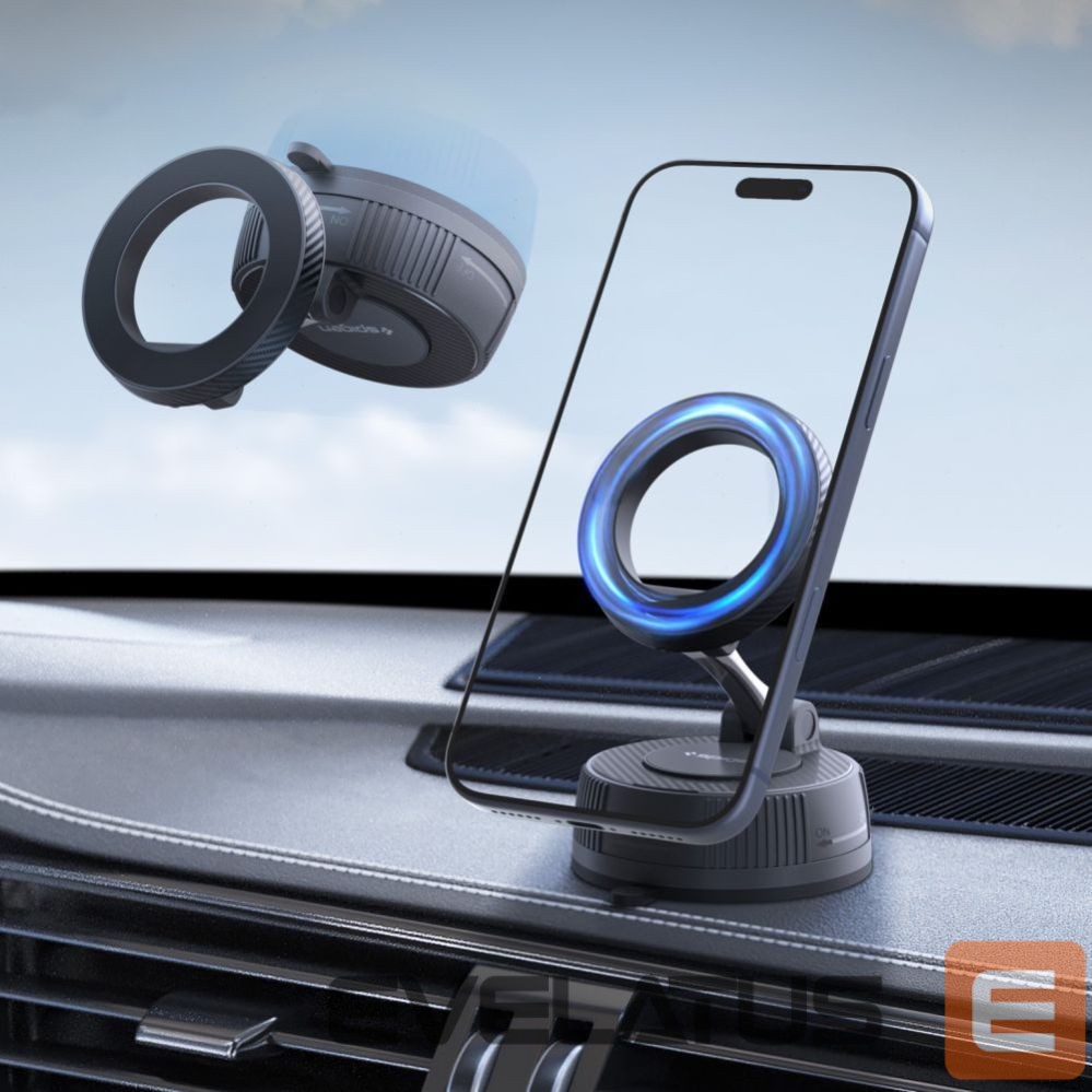 Kitos prekės Spigen Spigen MFT36 MagSafe Car Holder for Dashboard/Windshield - Black