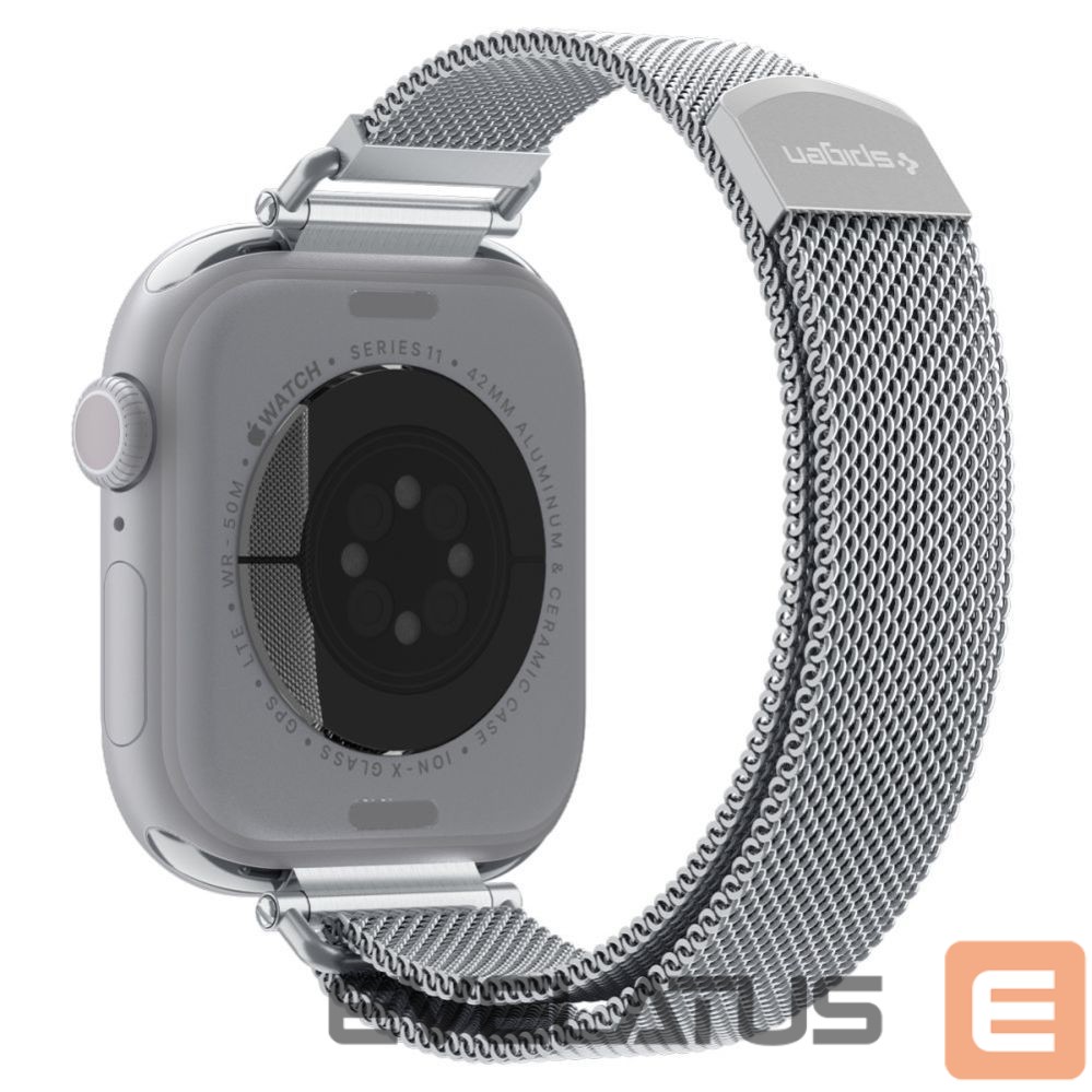 Kitos prekės Spigen Spigen WBM4 Strap for Apple Watch (40 / 41 / 42 mm) - Silver