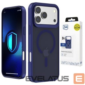 Kitos prekės 3MK  3mk Smoke MagCase for iPhone 17 Pro - Blue-Translucent 