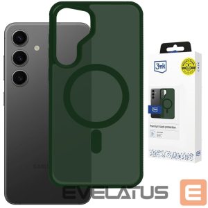 Kitos prekės 3MK  3mk Smoke MagCase for Samsung Galaxy S25 - Green-Translucent 
