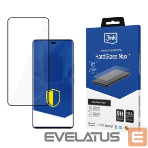 Kitos prekės 3MK  Reinforced full-screen tempered glass 3mk HardGlass Max Black for Honor Magic7 Lite 