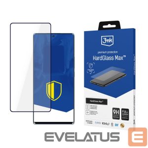 Kitos prekės 3MK  Reinforced full-screen tempered glass 3mk HardGlass Max Black for Honor 70 