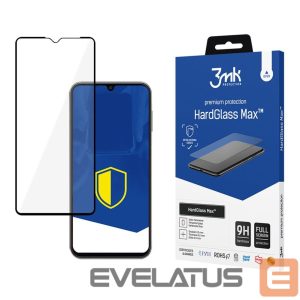 Kitos prekės 3MK  Reinforced Full Coverage Tempered Glass 3mk HardGlass Max Black for Samsung Galaxy A14 4G/5G 