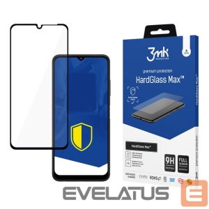 Kitos prekės 3MK  Reinforced Full Coverage Tempered Glass 3mk HardGlass Max Black for Samsung Galaxy A22 5G 