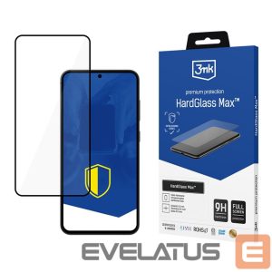 Kitos prekės 3MK  Reinforced full-screen tempered glass 3mk HardGlass Max Black for Samsung Galaxy S25+ 