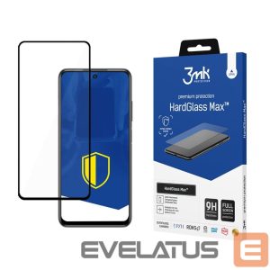 Kitos prekės 3MK  Reinforced Full Screen Tempered Glass 3mk HardGlass Max Black for Xiaomi Redmi Note 10/10s 4G 