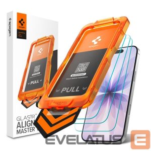 Kitos prekės Spigen  Spigen Glas.tR AlignMaster Slim 3-Pack Tempered Glass for iPhone 17 