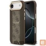 Kitos prekės Guess  Guess 4G Stripe MagSafe case for iPhone Air - brown 