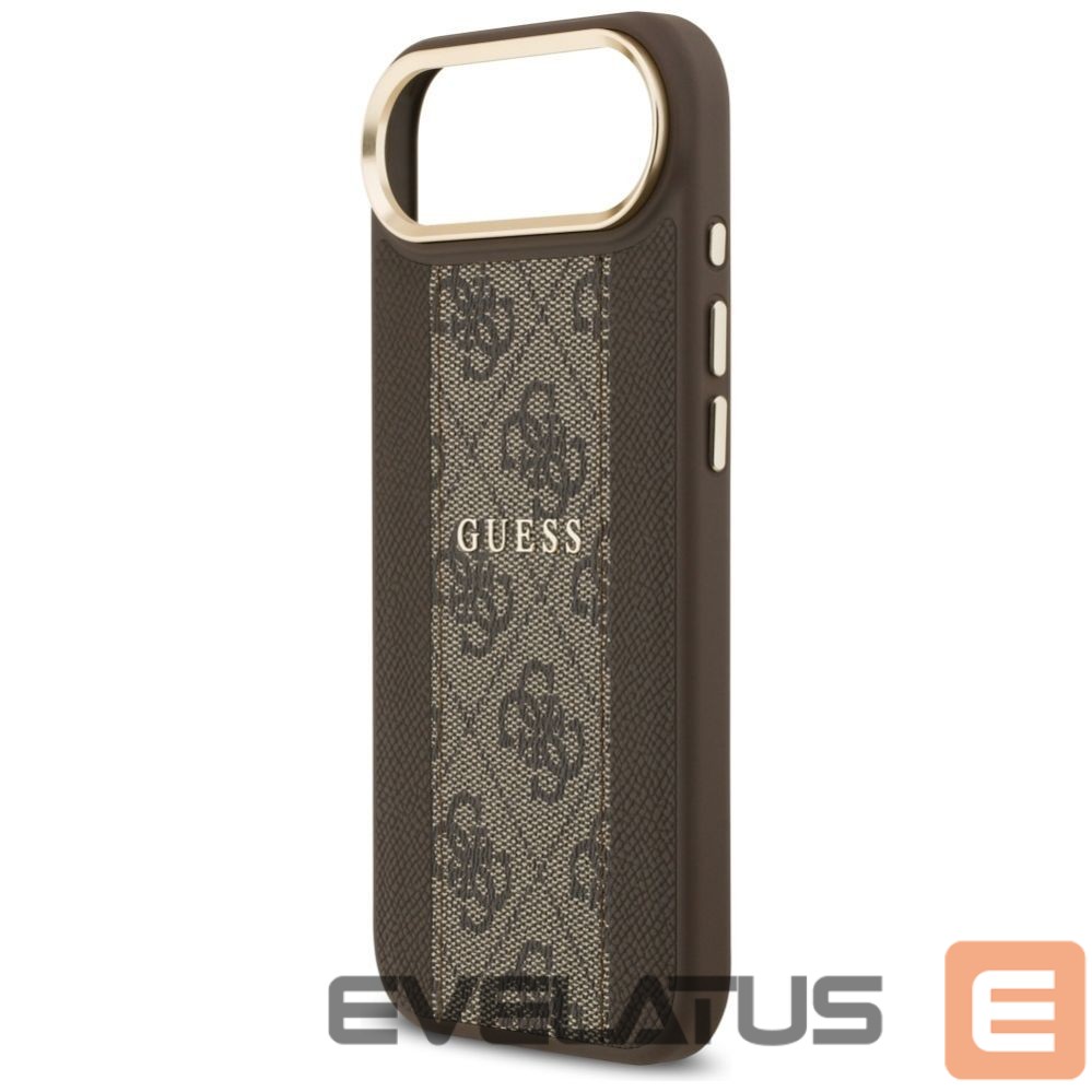Kitos prekės Guess Guess 4G Stripe MagSafe case for iPhone Air - brown