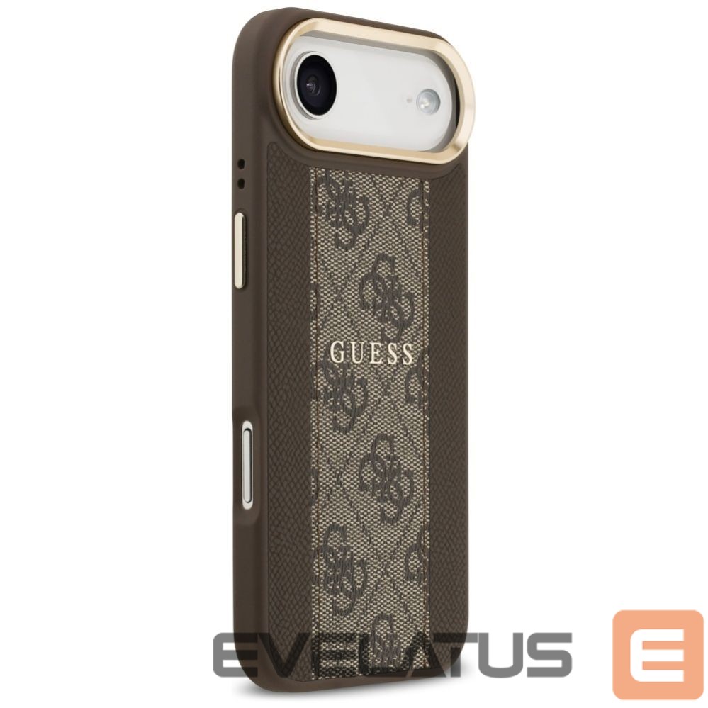 Kitos prekės Guess Guess 4G Stripe MagSafe case for iPhone Air - brown