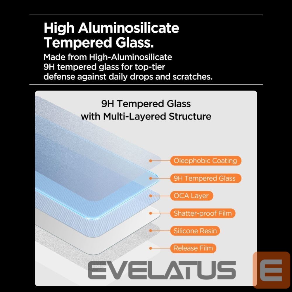 Kitos prekės Spigen Spigen Glas.tR AlignMaster Slim 3-Pack Tempered Glass for iPhone 17 Pro
