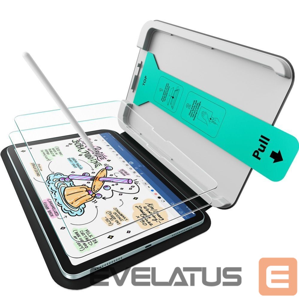 Kitos prekės ESR ESR Paper Feel Tempered Glass for iPad Air 10.9” (2020/2022) / 11” (2024/2025/2026)