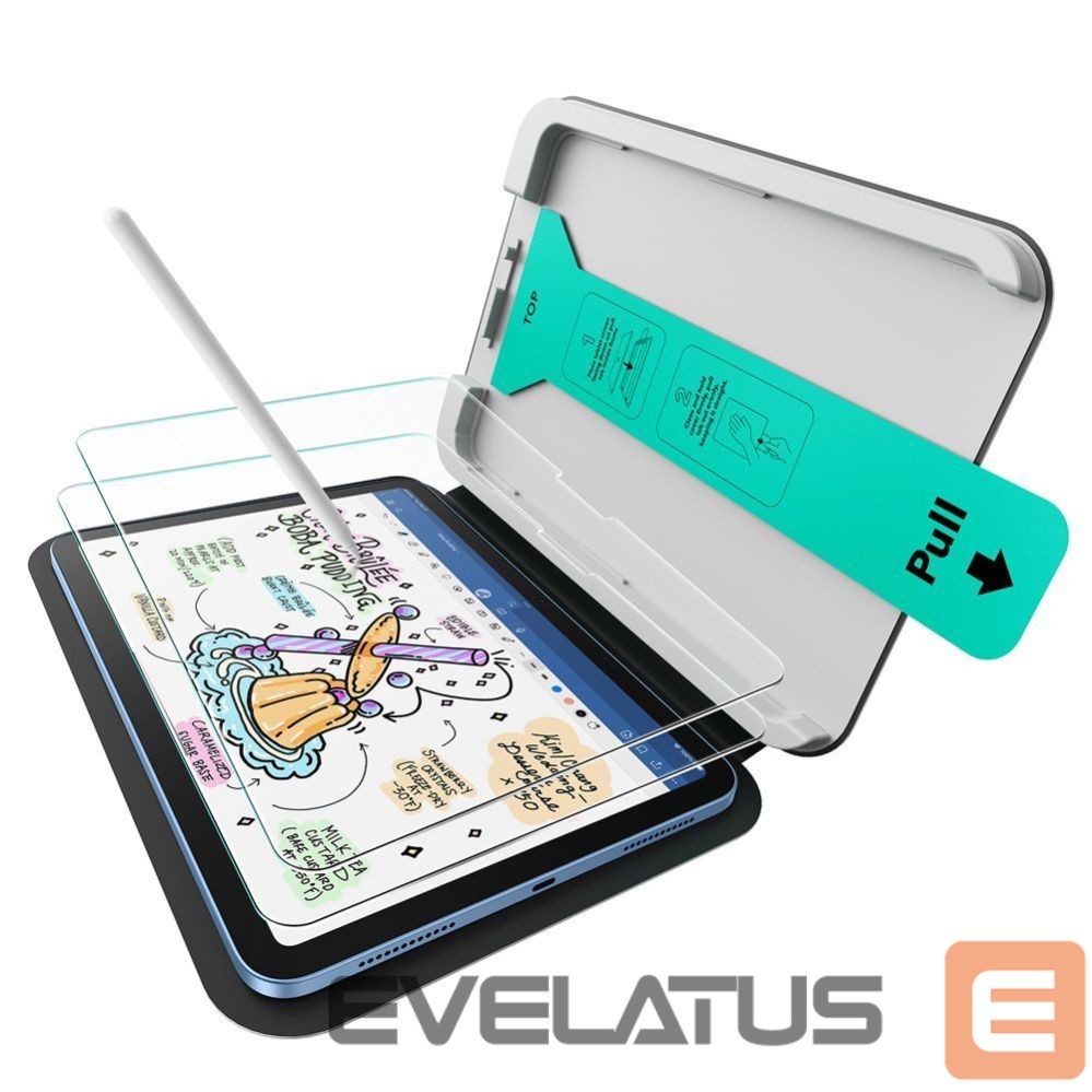 Kitos prekės ESR ESR Paper Feel 2-Pack Tempered Glass for iPad 10.9” (2022) / 11” (2025)