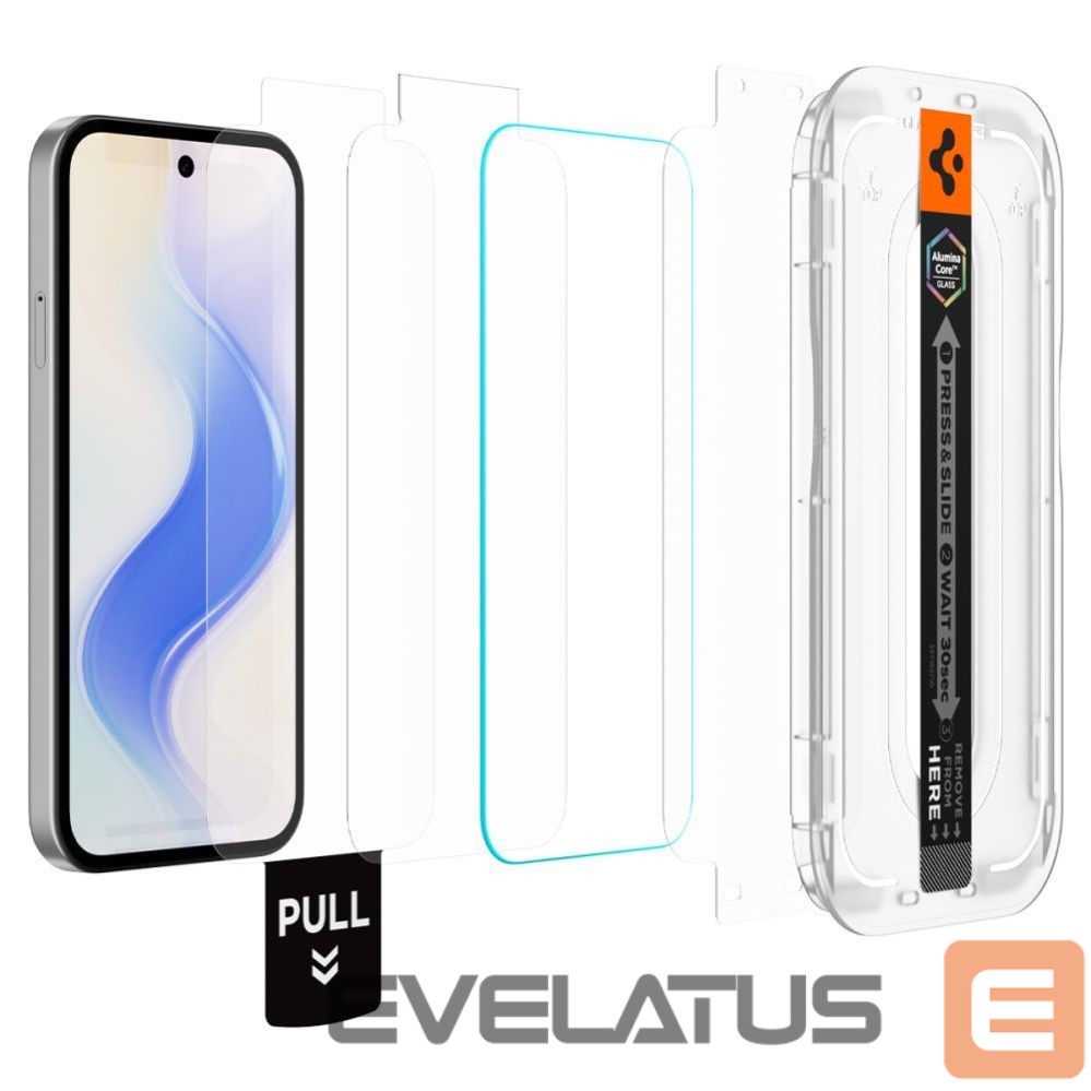 Kitos prekės Spigen Spigen Glas.tR EZ Fit Pro 2-Pack Tempered Glass Screen Protector for Google Pixel 10A