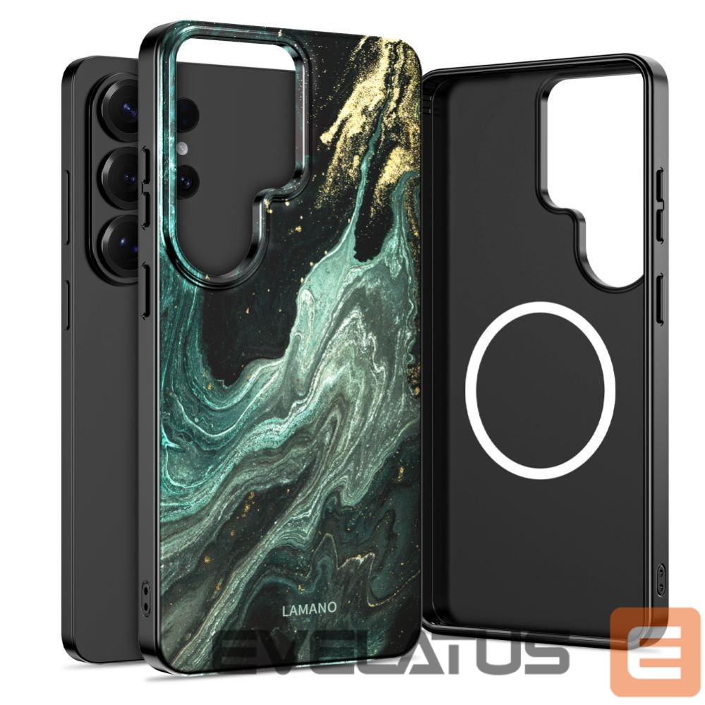 Kitos prekės Tech-Protect Tech-Protect Lamano MagSafe Case for Samsung Galaxy S26 Ultra - Black and Green