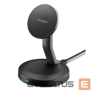 Kitos prekės Spigen  Spigen EF151MS Essential MagSafe 15W Wireless Charger - Black 