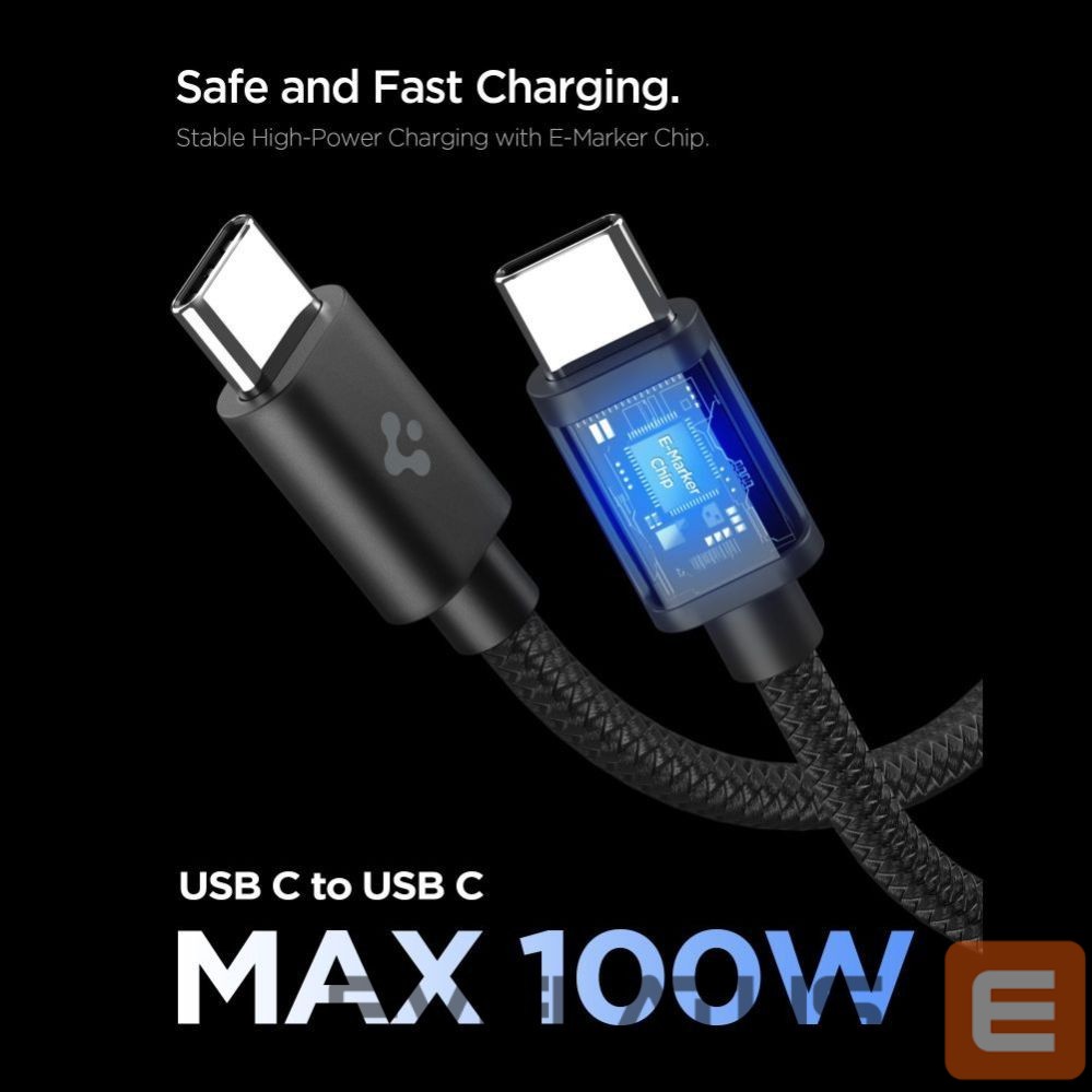 Kitos prekės Spigen Spigen EE451EU Essential USB-C 45W Wall Charger - Black