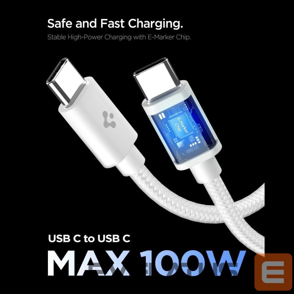 Kitos prekės Spigen Spigen EE451EU Essential USB-C 45W Wall Charger - White