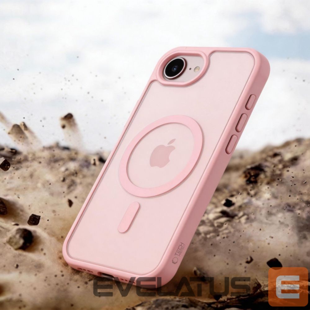 Kitos prekės Tech-Protect Tech-Protect BasicMag MagSafe Case for iPhone 16e / 17e - Matte Pink