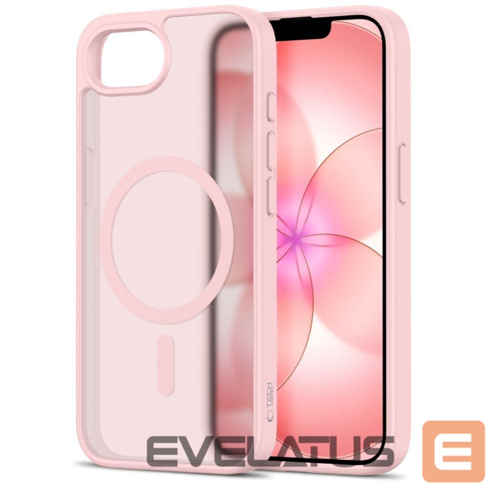 Kitos prekės Tech-Protect Tech-Protect BasicMag MagSafe Case for iPhone 16e / 17e - Matte Pink