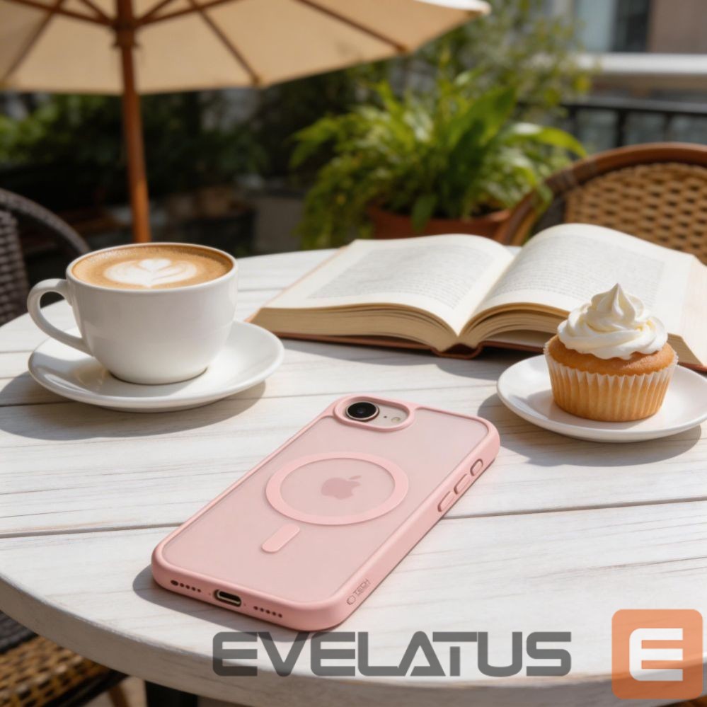Kitos prekės Tech-Protect Tech-Protect BasicMag MagSafe Case for iPhone 16e / 17e - Matte Pink