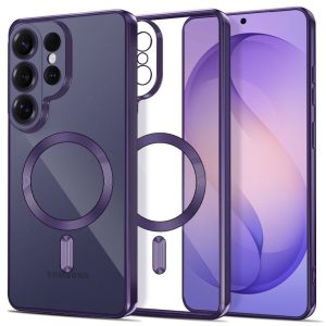 Kitos prekės Tech-Protect  Tech-Protect MagFlex MagSafe Case for Samsung Galaxy S26 Ultra - Transparent Purple 