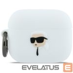 Kitos prekės Karl Lagerfeld  Karl Lagerfeld Silicone Karl Head 3D Case for AirPods Pro 3 - White 