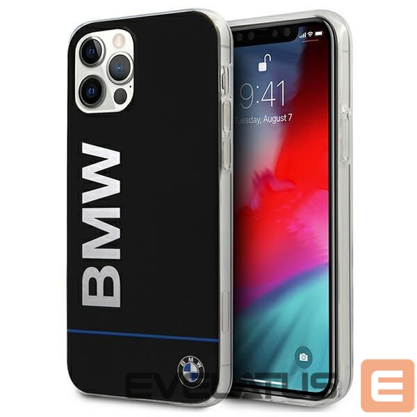 Kitos prekės BMW BMW Hardcase Signature Printed Logo Case for iPhone 12 / 12 Pro - Black