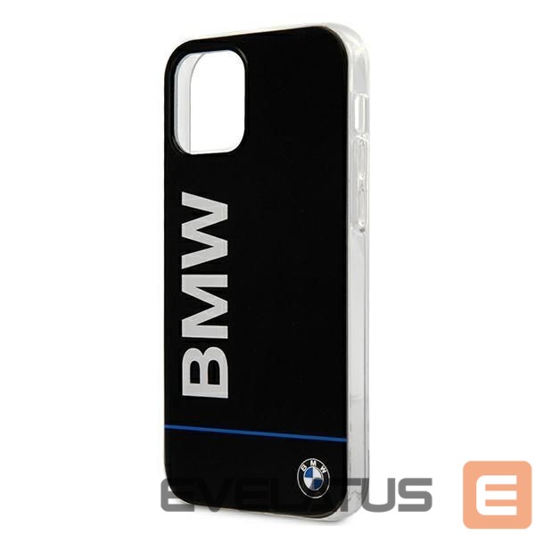 Kitos prekės BMW BMW Hardcase Signature Printed Logo Case for iPhone 12 / 12 Pro - Black