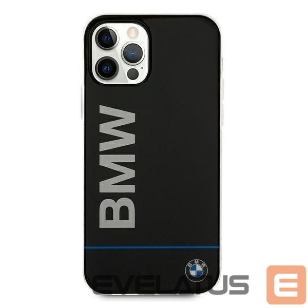 Kitos prekės BMW BMW Hardcase Signature Printed Logo Case for iPhone 12 / 12 Pro - Black