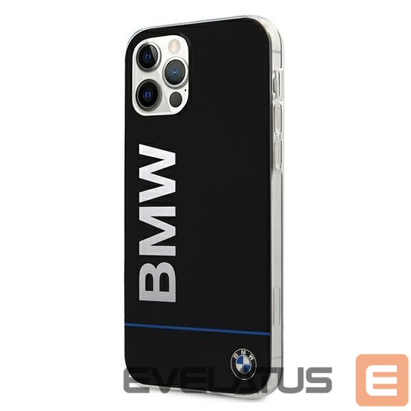 Kitos prekės BMW BMW Hardcase Signature Printed Logo Case for iPhone 12 / 12 Pro - Black