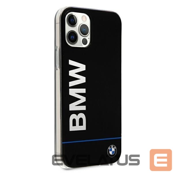 Kitos prekės BMW BMW Hardcase Signature Printed Logo Case for iPhone 12 / 12 Pro - Black