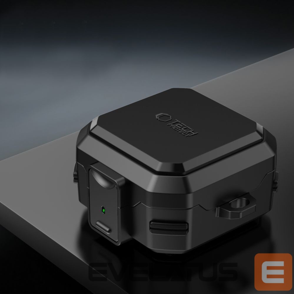 Kitos prekės Tech-Protect Tech-Protect Carbonox MagSafe Case for Samsung Galaxy Buds 4 / 4 Pro - Black